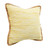 LR Home Riley 07764 Golden Yellow White Tan Pillow