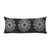 LR Home Mandala 07855 Jet Black White Pillow