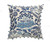 LR Home Dynasty 7507 White Navy Pillow
