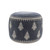LR Home Enigma 34031 Navy Blue Pouf
