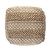 LR Home Spruce 99759 Natural Off-white Pouf