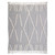 LR Home Diamond 80148 Gray White Throw