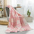 LR Home Kantha 80153 Light Pink Throw