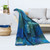 LR Home Kantha 80155 Blue Throw
