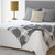 LR Home Highland 80283 Frost Gray White Throw