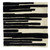 Capel Marlowe 3050-360 Ivory Black Rug