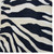 Capel Fauna-Zebra 3255-350 Onyx Rug