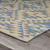 LR Home Aurora 81535 Blue Cream Rug