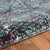 LR Home Impulse 81854 Blue Silver White Fuchsia Rug