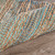 LR Home Natural Fiber 03314 Tan Teal Gray Rug