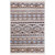 LR Home Nimroz 81981 Tan Light Blue Navy White Rug