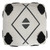 LR Home Avant-garde 03461 Black White Pouf