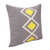 LR Home Apollo 07897 Gray White Yellow Pillow