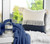 LR Home Carnival 07660 Denim Blue Off-White Pillow