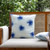 LR Home Coastal 08802 Navy Blue White Pillow