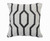 LR Home Elemental 07548 Black White Pillow