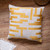 LR Home Stacy Garcia 08650 Yellow Ivory Pillow