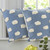 LR Home Zeal 07917 Denim Blue White Pillow