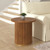 LR Home Modena 03276 Brown Brass Side Table