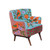 LR Home Matilda 03103 Blue Multi Accent Chair