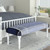 LR Home Alexei 99071 Navy Blue White Accent Bench