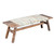 LR Home Timson 03180 Brown Multi Accent Bench