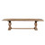 LR Home Finley 99082 Natural Brown Dining Bench