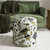LR Home Matilda 46097 Green Ivory Ottoman