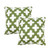 LR Home Leonora 07762 Green White Pillow