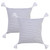 LR Home Lilibeth 07772 Light Gray White Pillow