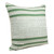LR Home Mindy 07741 Jade Green White Pillow