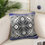 LR Home Mindy 07743 Blue Navy Gray White Pillow