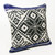 LR Home Mindy 07743 Blue Navy Gray White Pillow