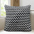 LR Home Modern Motif 07742 Black White Pillow