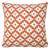 LR Home Modern Motif 07760 Orange White Pillow
