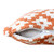 LR Home Modern Motif 07760 Orange White Pillow
