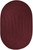 Rhody Solid Poly S022 Burgundy Area Rug