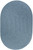 Rhody Solid Wool S103 Blue Bonnet Area Rug
