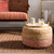 Jaipur Saba SAA12 Pink Pouf