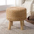 Jaipur Saba Stool SBT01 Tan Beige Pouf