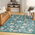 Nourison Botanical Washables BOT02 Green Multicolor Rug