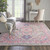 Nourison Passion PSN20 Light Grey Pink Rug