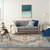 Nourison Passion PSN23 Ivory Light Blue Rug
