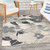 Nourison Suncoast SNC01 Grey Navy Rug