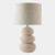 GV Design Anna Ceramic Beige Accent Table Lamp