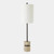 GV Design Benson Faux Travertine Bronze Buffet Table Lamp