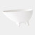 GV Design Bellamy White Footed Bowl