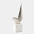 GV Design Sitting Origami Bird Nickel Decorative Sculpture