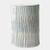 GV Design Bromily Shiney Gray Texture Wave Stool