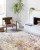 Loloi Clara CLA-01 Ivory Charcoal Rug